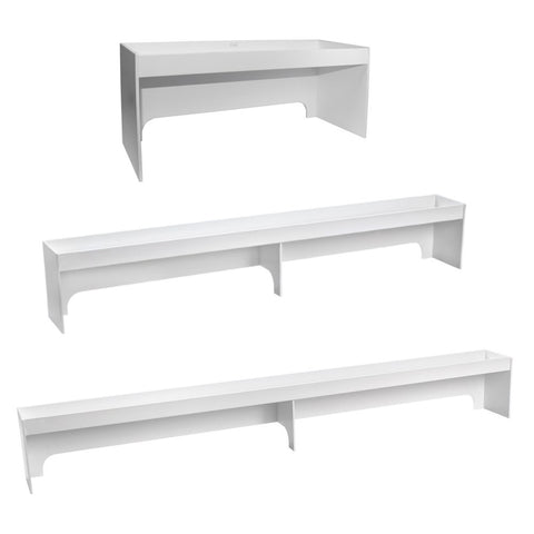 TrippNT fume hood storage shelves, PVC