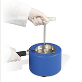 Liquid nitrogen cooled mortar