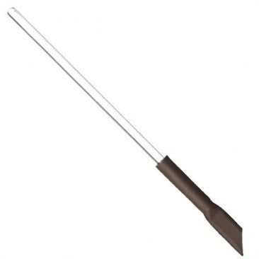 Glass stirring rods and rubber covers