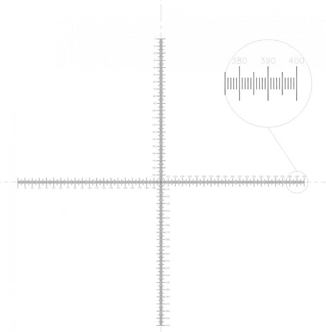 NE70 eyepiece reticles, crossed scale (EMS)