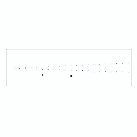 S25 stage micrometer, vibration test slide (FOE PPL dot pattern) (EMS)