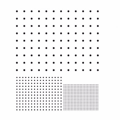 R76 optical resolution chart, dot array grid (EMS)