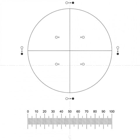 G57 eyepiece reticles, pharmaceutical PSA pattern (EMS)