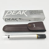 Peak pocket measuring microscopes