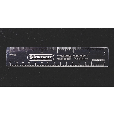 Fluorescent ruler