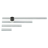 Glass measuring scales for stereo viewers