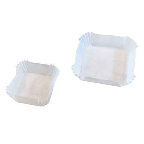 Paper weighing boats, white