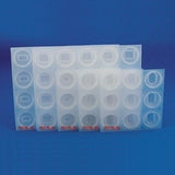 Specimen chuck embedding mould trays, PE