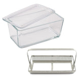 Glass staining set, 50 slides