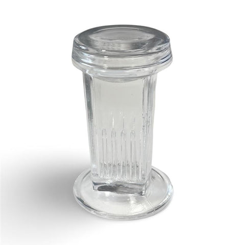 Staining glass jar with lid