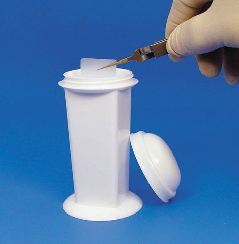 Polyethylene staining jar
