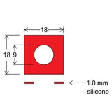 CoverWell incubation chamber slide adhesives