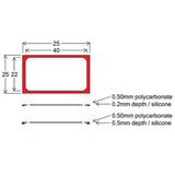CoverWell incubation chamber slide adhesives