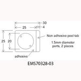 HybriWell slide adhesive sealing chambers