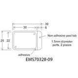 HybriWell slide adhesive sealing chambers