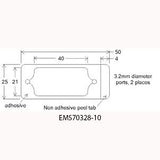 HybriWell slide adhesive sealing chambers