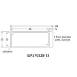 HybriWell slide adhesive sealing chambers