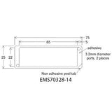 HybriWell slide adhesive sealing chambers