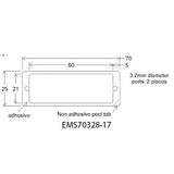 HybriWell slide adhesive sealing chambers