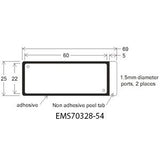 HybriWell slide adhesive fluorescent chambers