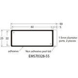 HybriWell slide adhesive fluorescent chambers