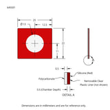 CoverWell slide adhesive hybridisation chamber system