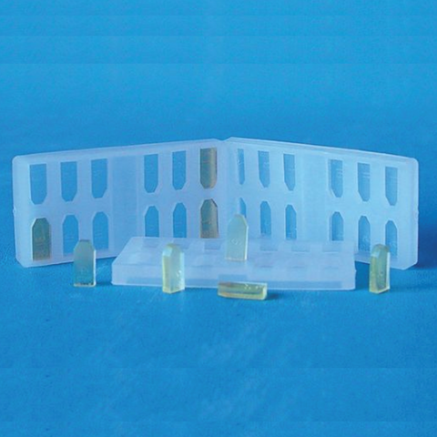 Plastic flat embedding mould for cocoon boxes, PE