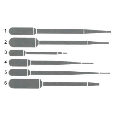 Disposable transfer pipettes, PE (EMS)