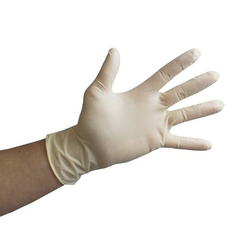 Latex examination gloves, powder free (EMS)