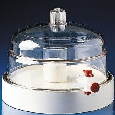 Vacuum bell jar and plate