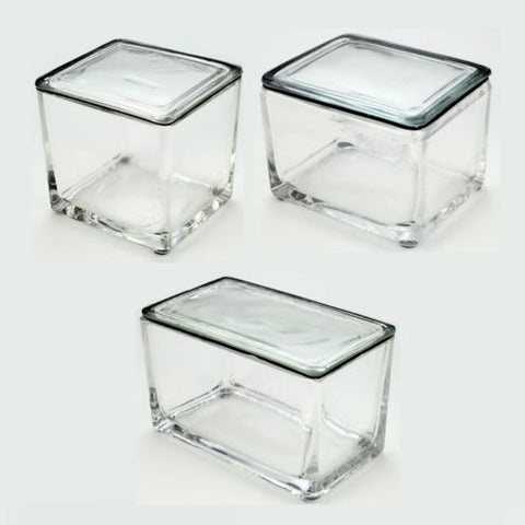 Glass slide staining dish sets