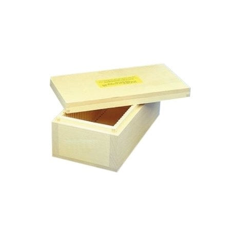 Wooden slide storage box, 25 slides