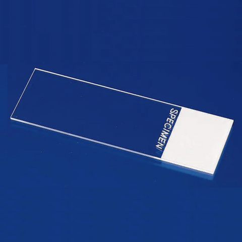 Superfrosted end microscope slides