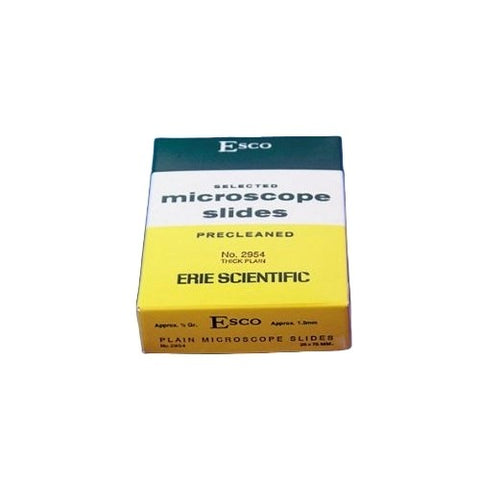 Uncoated microscope slides