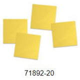 Gold coated substrates