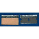 Carbon steel razor blades, washed, single edge