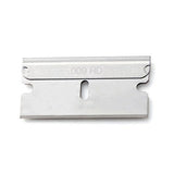Carbon steel razor blades, washed, single edge