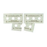 Lutz breakable carbon steel razor blades, double edge