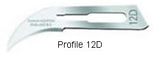 Swann-Morton scalpel blades, stainless steel, sterile (EMS)