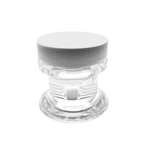 Coverglass staining jar with plastic screw cap