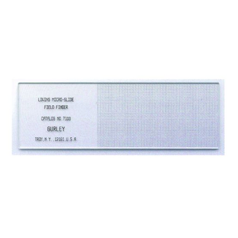 Lovins micro-slide field finder, 75 x 25mm