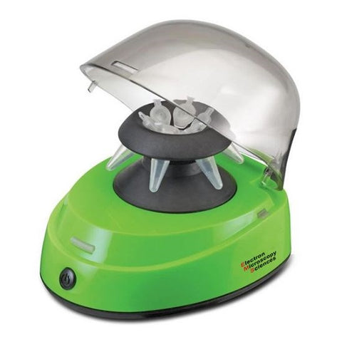 Sprout mini centrifuges with various wall plugs