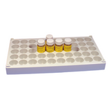 Scintillation vial racks