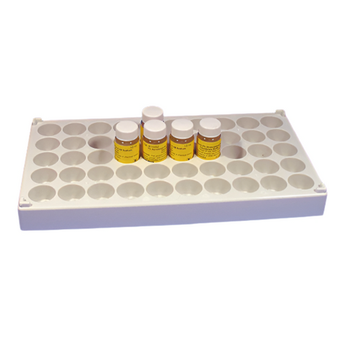 Scintillation vial racks
