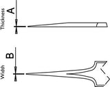 Dumont clamping ring tweezers style L5A (EMS)