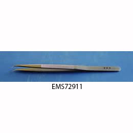 Curved forceps, fine tips