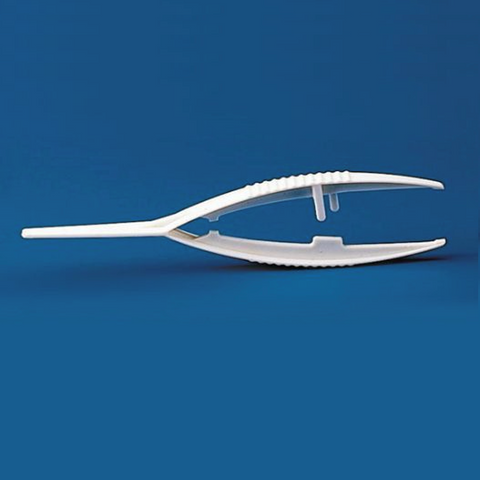 Plastic forceps with guide pin