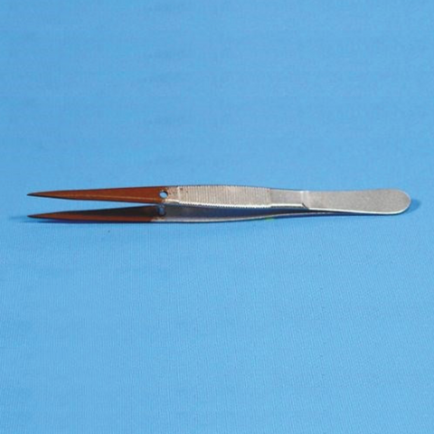 Nickel-plated forceps, PTFE coated