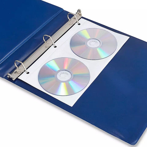 CD storage ringbinder sleeves