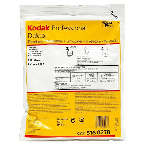 Kodak Dektol developer, powder
